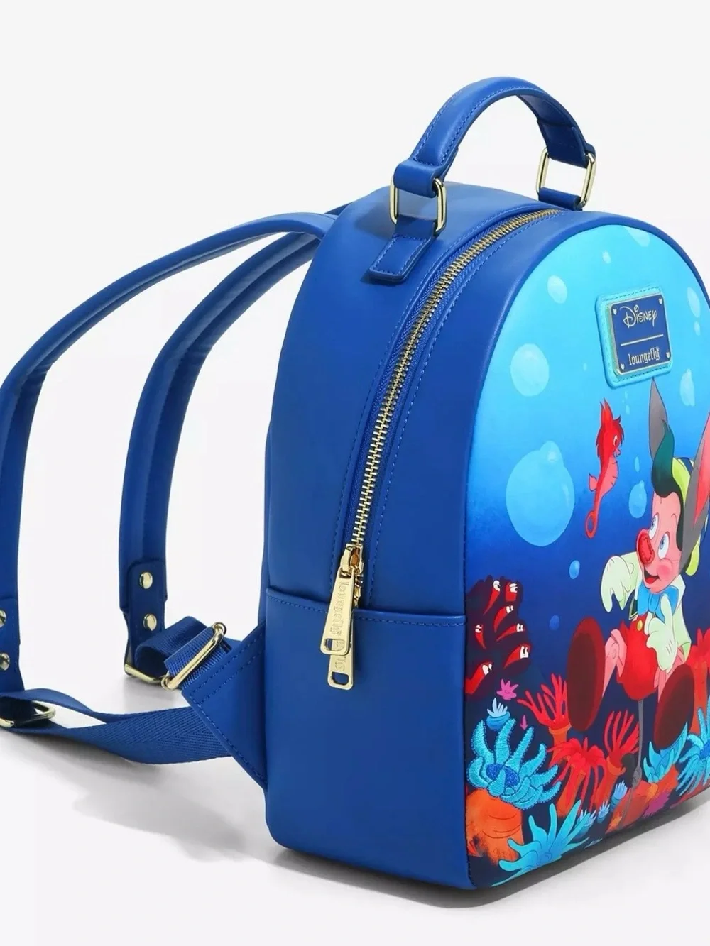 Loungefly Disney Pinocchio Underwater Mini Backpack